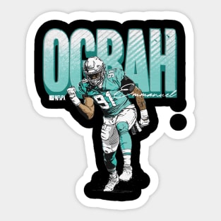 Emmanuel Ogbah Miami Bold Sticker